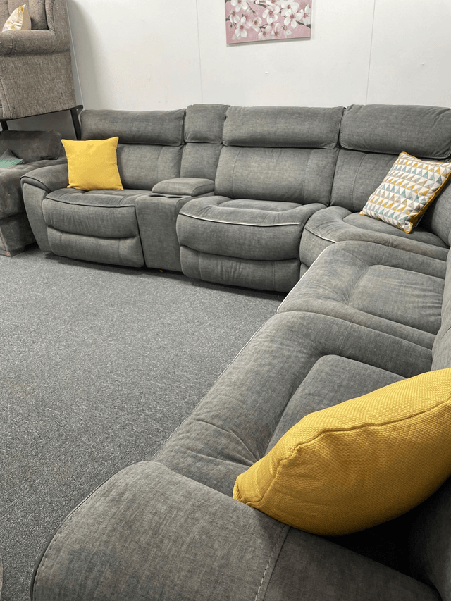 Modular Power Recliner Corner Sofa Suite #U1164