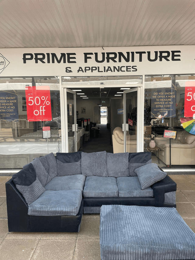 Corner Sofa with Footstall #U1220