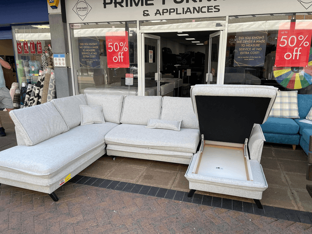 U Shape Corner Sofa Bed #FRCC1078