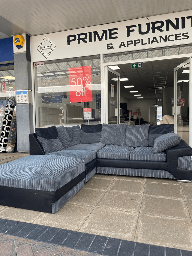 Corner Sofa with Footstall #U1220