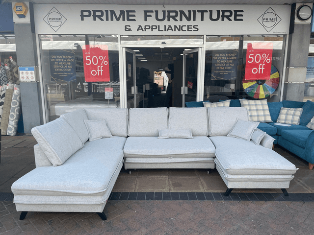 U Shape Corner Sofa Bed #FRCC1078